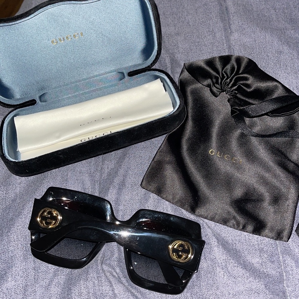 Gucci oversized square sunglasses